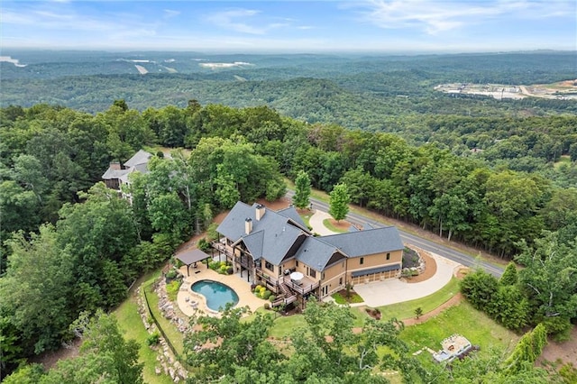 49 Waterside Dr SE, Cartersville, GA 30121 - view of property location featuring a heavily wooded area and a pool