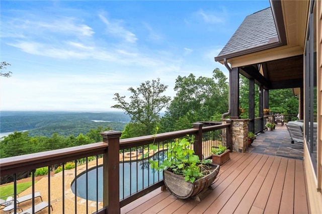 49 Waterside Dr SE, Cartersville, GA 30121 - view of wooden terrace