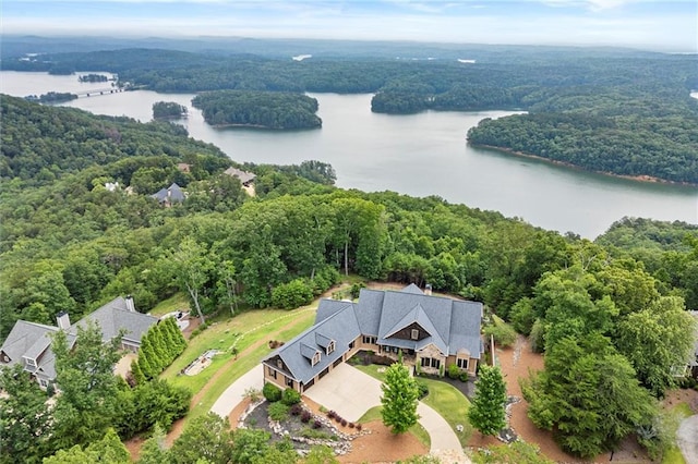49 Waterside Dr SE, Cartersville, GA 30121 - view of subject property with a forest and a large body of water