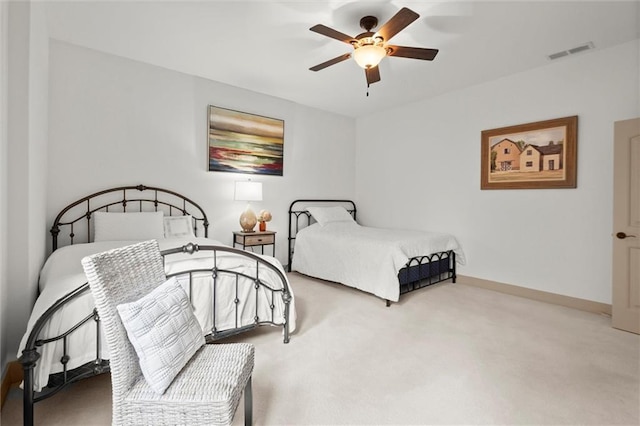 49 Waterside Dr SE, Cartersville, GA 30121 - bedroom featuring carpet and a ceiling fan
