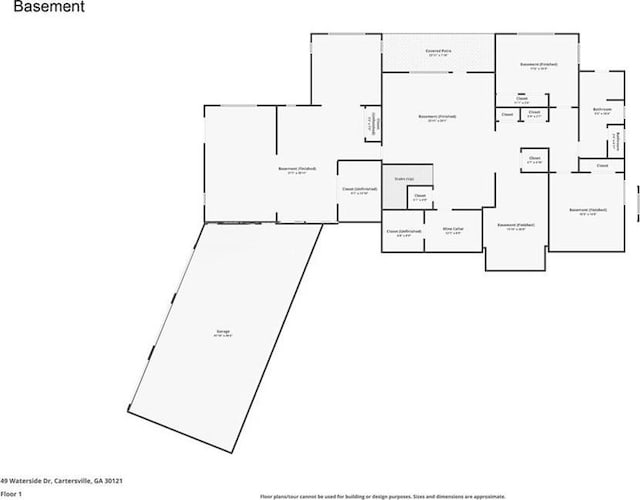 49 Waterside Dr SE, Cartersville, GA 30121 - view of property floor plan