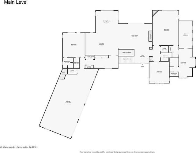 49 Waterside Dr SE, Cartersville, GA 30121 - view of home floor plan