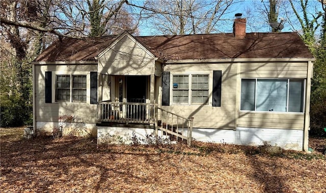 view of front of home