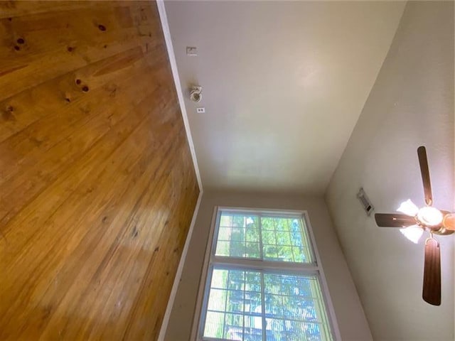 995 Gadsden Rd, Cave Spring, GA 30124 - empty room with a ceiling fan and lofted ceiling