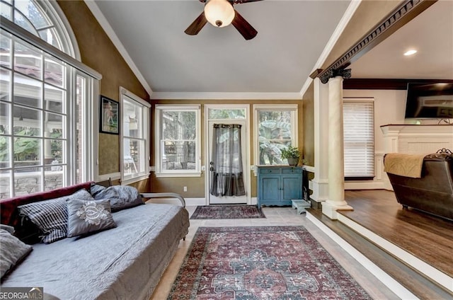 sunroom featuring a healthy amount of sunlight