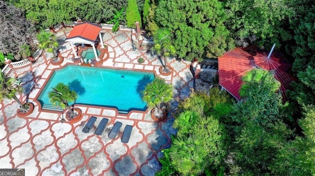 bird's eye view