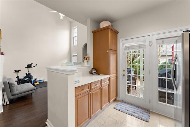 entryway with plenty of natural light