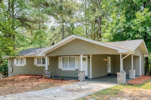 2279 Hickory Grove Rd NW, Acworth, GA 30101 - single story home featuring concrete driveway and a carport