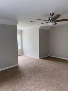 1200 Larson Ln SW, Marietta, GA 30064 - carpeted spare room featuring ceiling fan and baseboards
