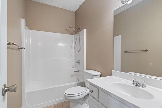 40 Brickton Way E, Dawsonville, GA 30534 - full bath featuring vanity, shower / bath combination, and tile patterned floors