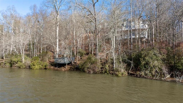 view of water feature