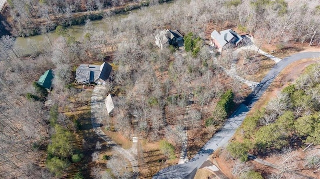 aerial view featuring a rural view