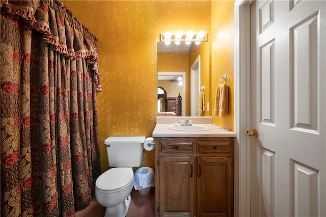 790 Friendship Church Rd, Douglasville, GA 30134 - bathroom with vanity and tile patterned flooring