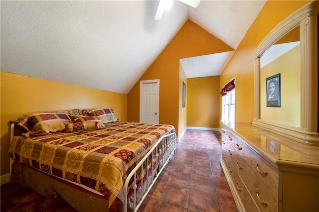 790 Friendship Church Rd, Douglasville, GA 30134 - bedroom with vaulted ceiling and a ceiling fan