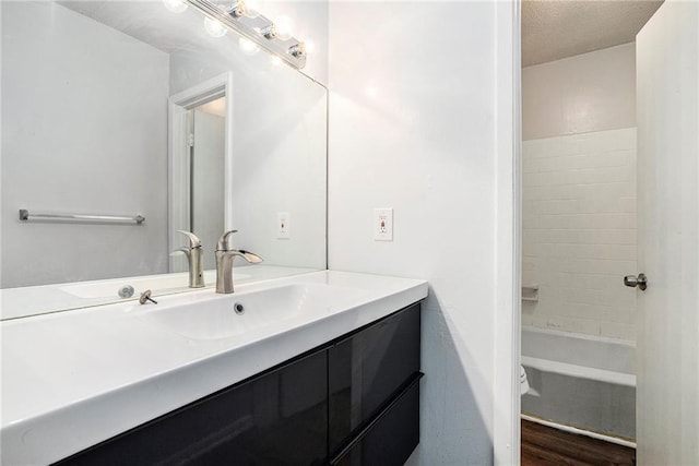 1151 Rankin St Unit 20A, Stone Mountain, GA 30083 - full bath featuring vanity, shower / tub combination, and wood finished floors
