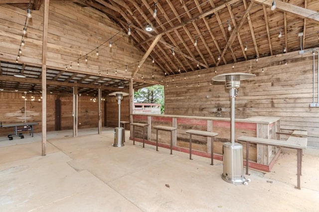 6044 Wade Orr Rd, Flowery Branch, GA 30542 - below grade area featuring wood walls