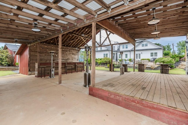 6044 Wade Orr Rd, Flowery Branch, GA 30542 - deck featuring a patio area