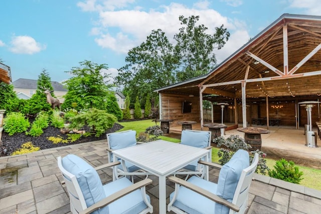 6044 Wade Orr Rd, Flowery Branch, GA 30542 - view of patio featuring outdoor dining area