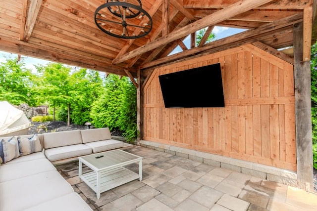 6044 Wade Orr Rd, Flowery Branch, GA 30542 - view of patio / terrace with an outdoor hangout area