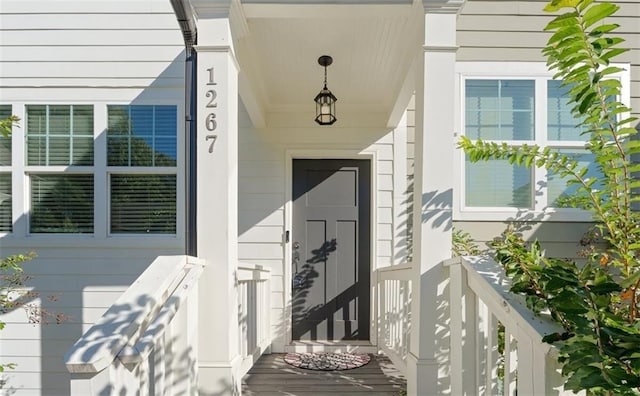 view of entrance to property