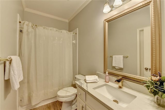 kitchen featuring stainless steel microwave, a sink, crown molding, and light stone countertops