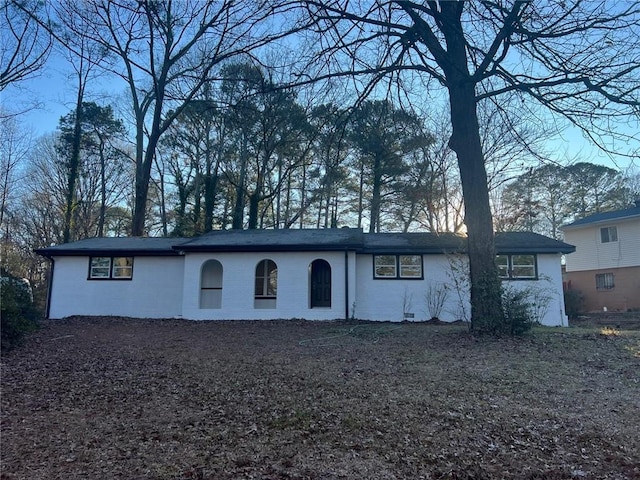 view of ranch-style house