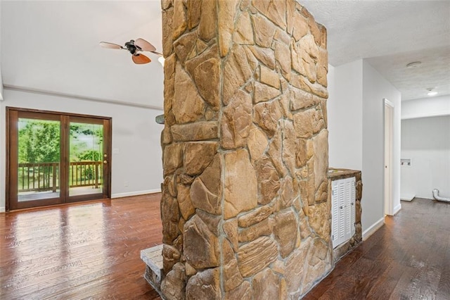 12 Windsor Way, Newnan, GA 30263 - hallway with wood finished floors and baseboards