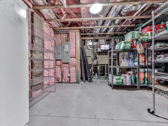 5039 Towne Lake Hls N, Woodstock, GA 30189 - unfinished basement featuring electric panel
