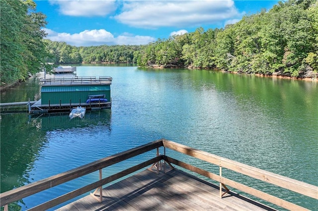 3464 Carolyn St, Gainesville, GA 30504 - dock area with a view of trees and a water view