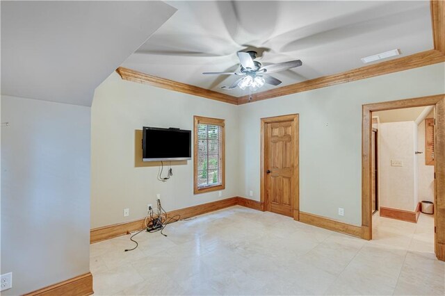 3464 Carolyn St, Gainesville, GA 30504 - bonus room featuring a ceiling fan and baseboards