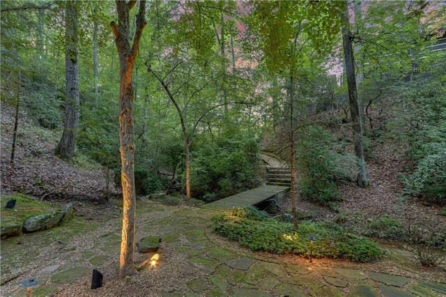 3464 Carolyn St, Gainesville, GA 30504 - view of yard featuring a view of trees