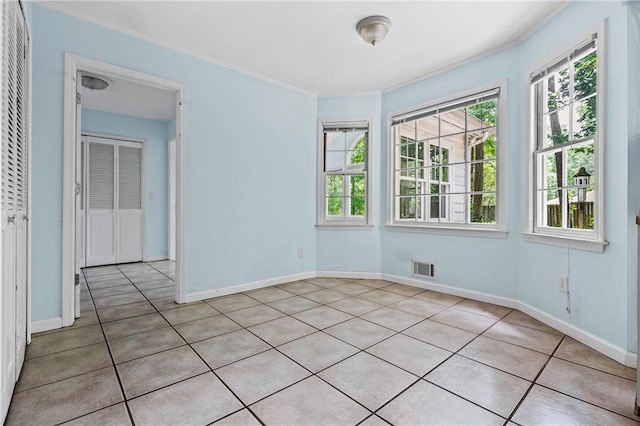 1229 Colony Cir, Marietta, GA 30068 - spare room with light tile patterned flooring and crown molding