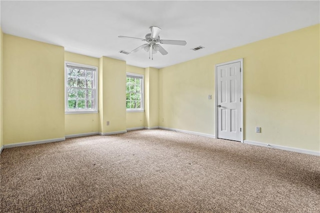 1229 Colony Cir, Marietta, GA 30068 - carpeted empty room featuring baseboards and a ceiling fan