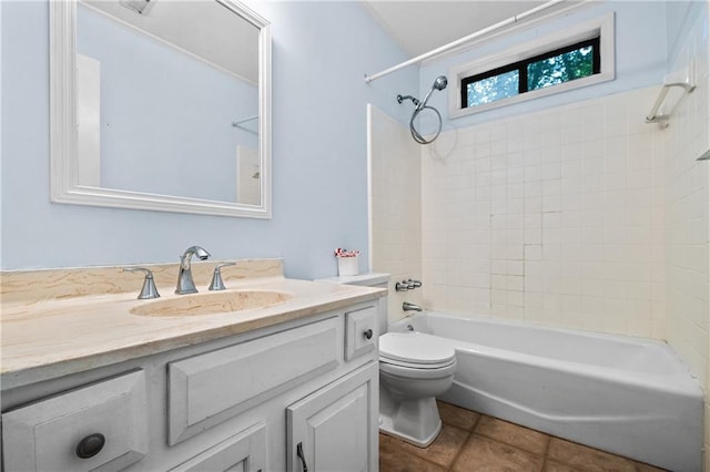1229 Colony Cir, Marietta, GA 30068 - bathroom with vanity, shower / washtub combination, and tile patterned flooring