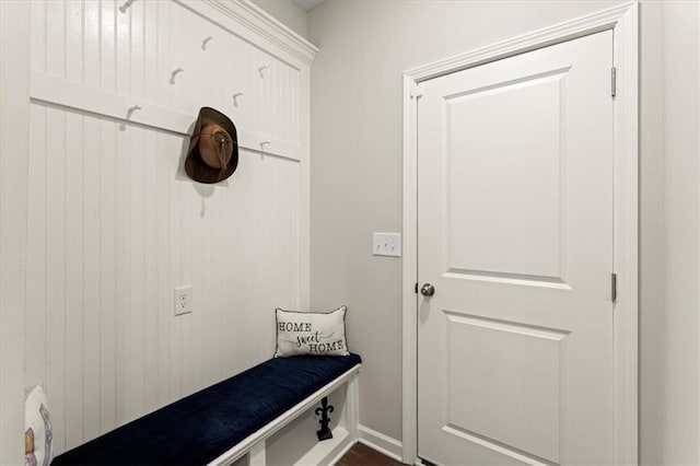 view of mudroom