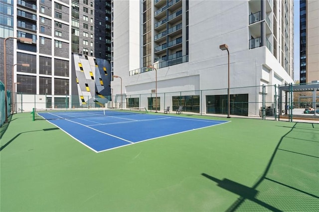 view of sport court