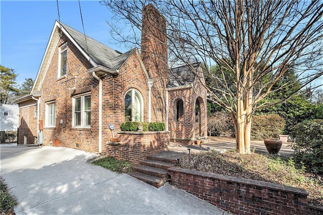 view of tudor house