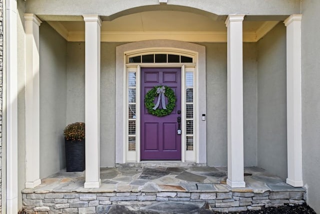 view of entrance to property