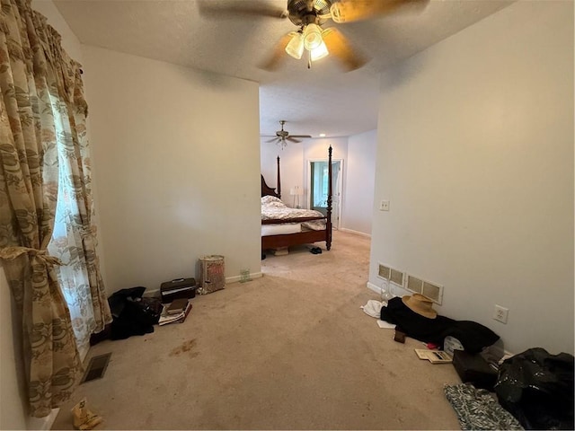 349 Bald Rock Rd, Oxford, GA 30054 - carpeted bedroom with ceiling fan