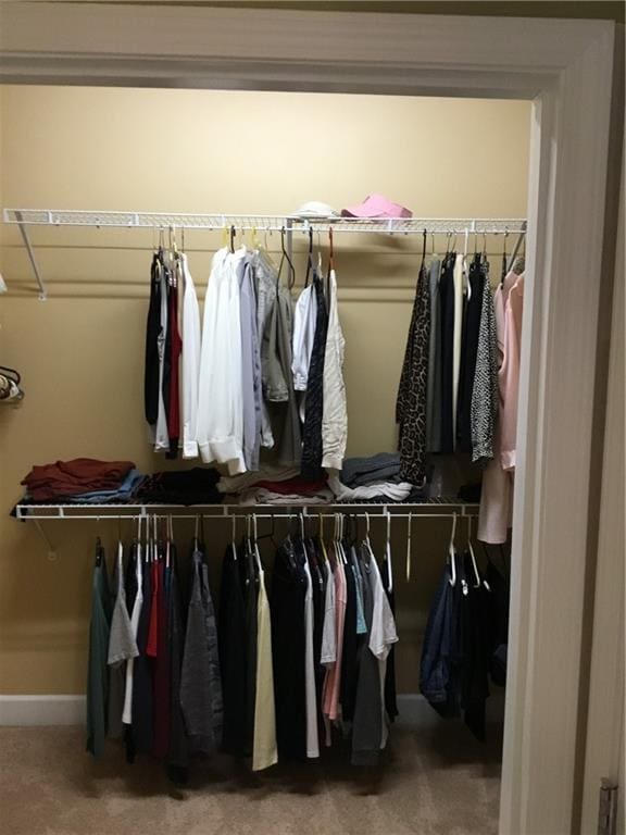 view of closet