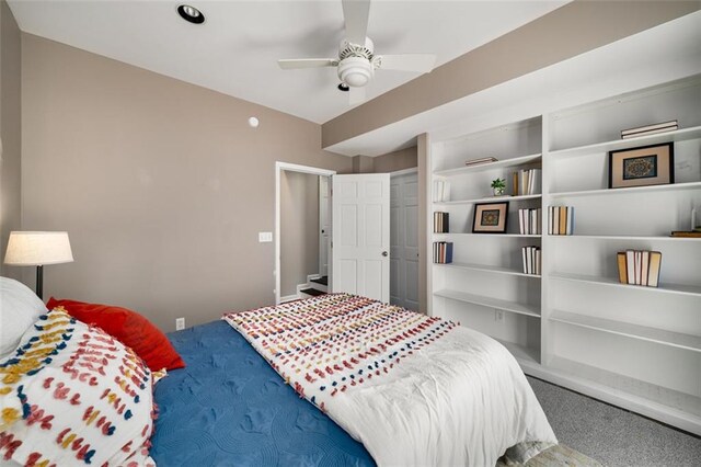 1928 Main St NW, Atlanta, GA 30318 - carpeted bedroom featuring a ceiling fan