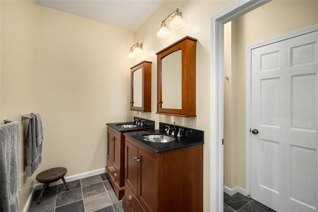 1928 Main St NW, Atlanta, GA 30318 - bathroom with baseboards and two vanities
