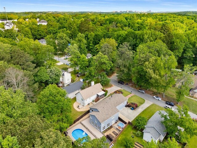 1928 Main St NW, Atlanta, GA 30318 - aerial perspective of suburban area with a forest