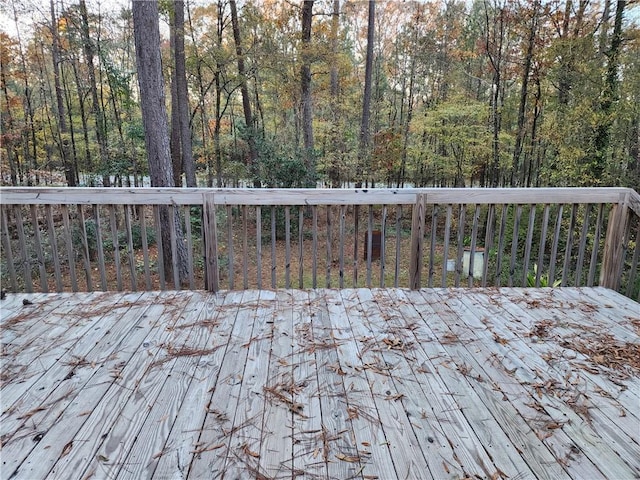 1751 Bridle Ln, Macon, GA 31220 - deck with a forest view