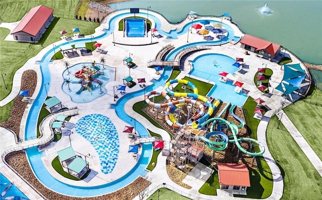drone / aerial view
