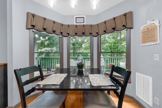 1731 Apple Pie Ridge Rd, Alto, GA 30510 - dining room with light wood-style flooring