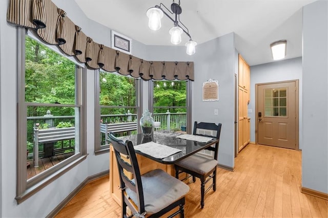 1731 Apple Pie Ridge Rd, Alto, GA 30510 - dining space featuring light wood finished floors and baseboards