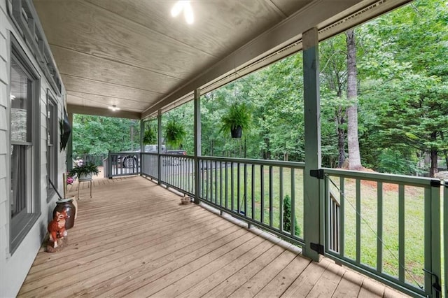 1731 Apple Pie Ridge Rd, Alto, GA 30510 - wooden deck with a lawn