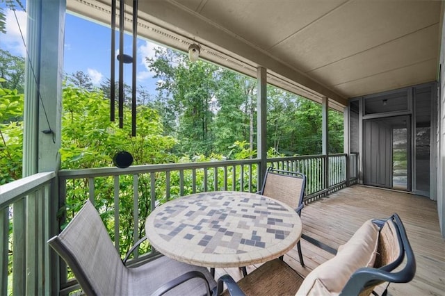 1731 Apple Pie Ridge Rd, Alto, GA 30510 - sunroom / solarium featuring outdoor dining area