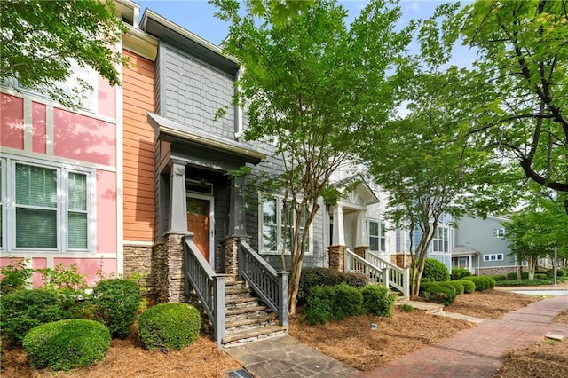 3642 Princeton Ave, Atlanta, GA 30337 - view of front of property with stone siding